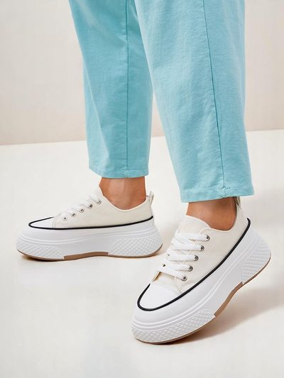 Royalfashion Baskets à plateforme pour femmes Beemes