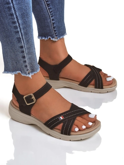 Royalfashion Sandales plates pour femmes Nirras