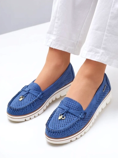 Royalfashion Mocassins découpés pour femmes Elissas