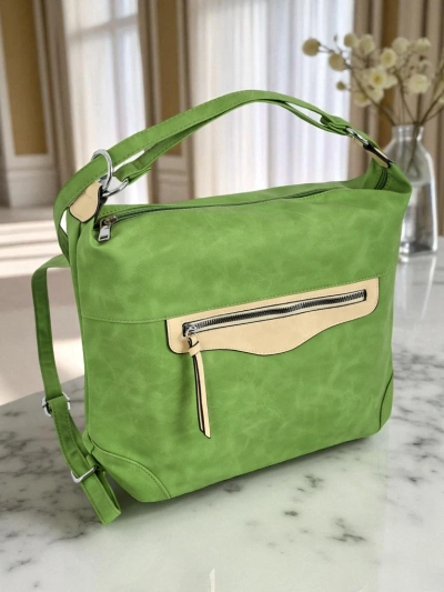 Royalfashion Grand sac à main shopper en cuir écologique Elara Monroe