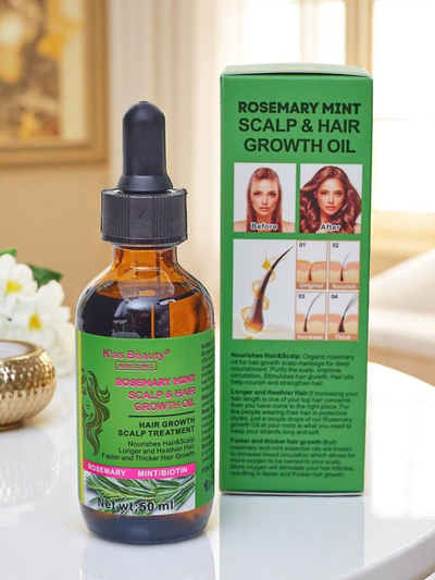 Huile de romarin pour la pousse des cheveux