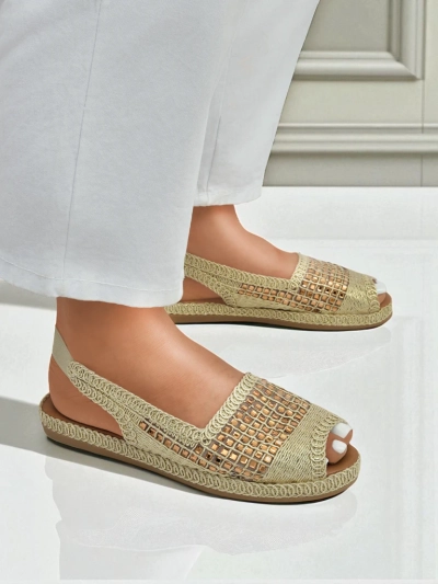 Sandales espadrilles pour femmes avec strass Belle Sparkle