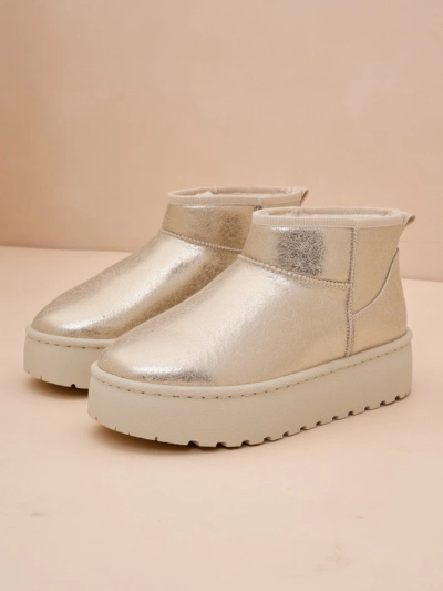 Royalfashion Bottes de neige à plateforme pour femmes a'la Dagodo