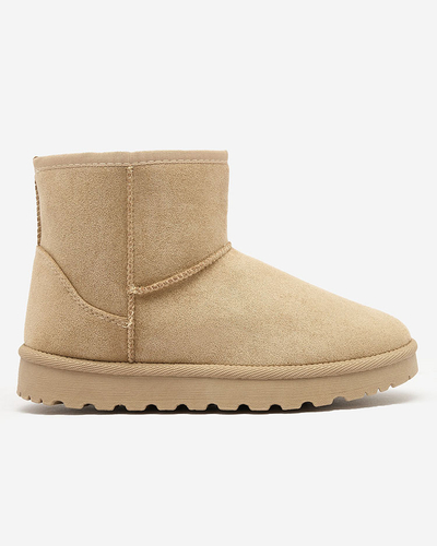 Royalfashion Bottes marron a'la bottes de neige pour femmes Nerlea