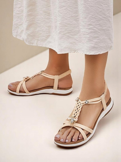 Royalfashion Sandales ornées pour femmes Fiacco