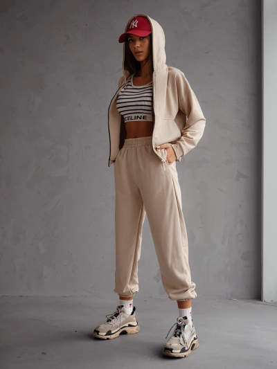 Royalfashion Ensemble de survêtement en coton pour femmes