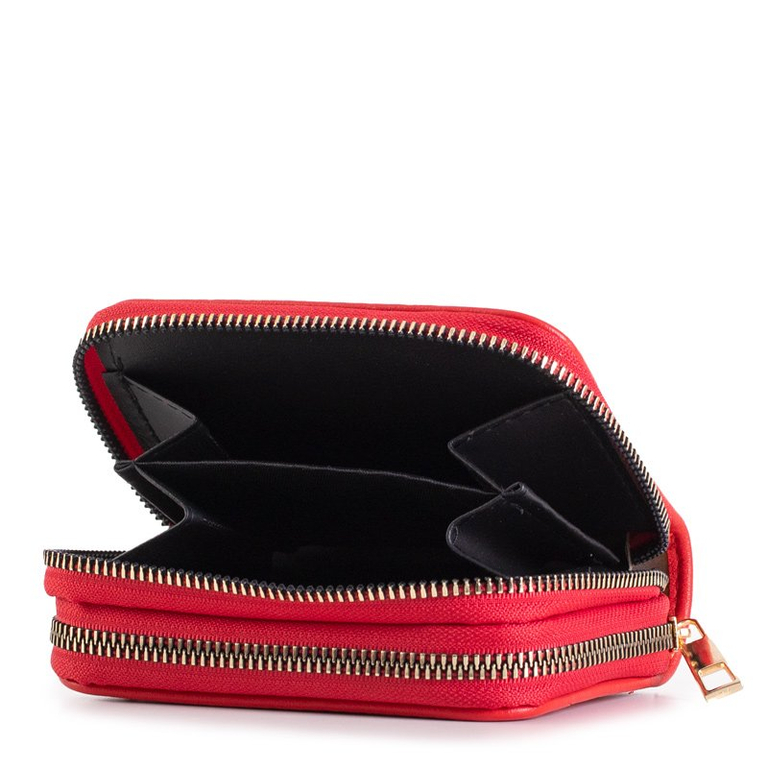 Petit portefeuille rouge pour femme - Portefeuille