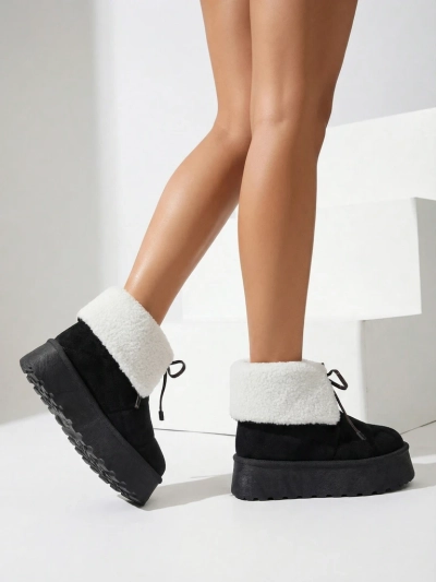 Bottes de neige à lacets pour femmes Royalfashion Wdeno