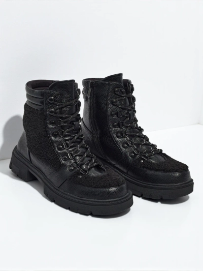 Bottines worker pour femmes avec fourrure Ardella