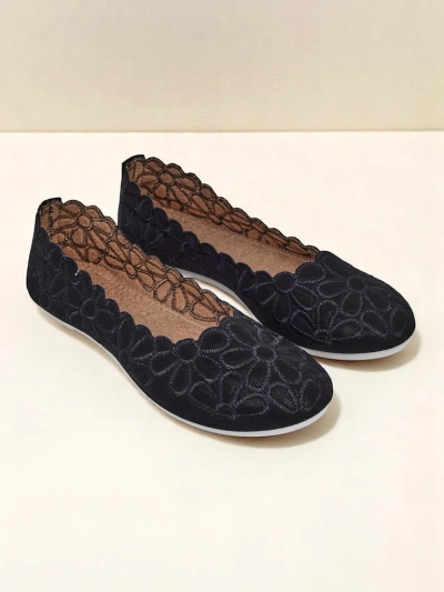 Royalfashion Ballerines florales pour femmes Magerro