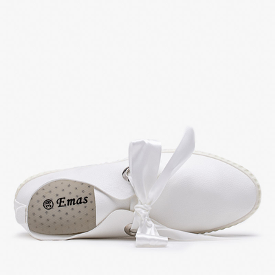 OUTLET Baskets blanches pour femme à enfiler Samhu - Footwear