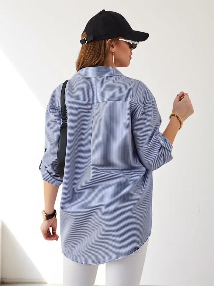 Chemise rayée pour femmes Royalfashion