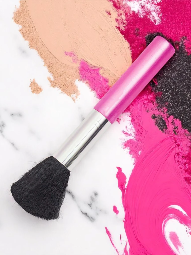 Pinceau de maquillage pour l’application de poudre