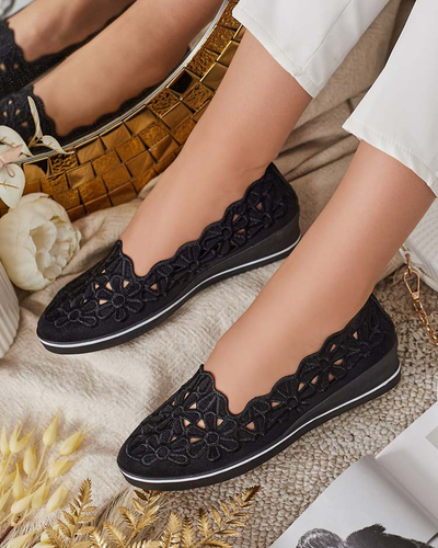 Royalfashion Demi-pointes à talon bas pour femme Dellio