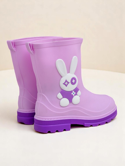 Royalfashion Bottes de pluie pour enfants avec lapin Bunny Splash