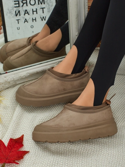 Bottes courtes de type bottes de neige pour femmes Velisee