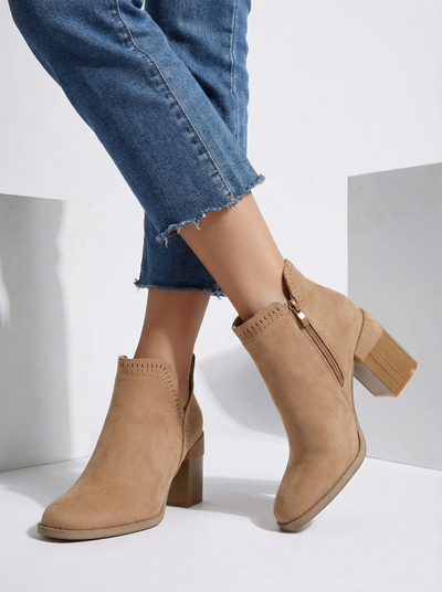 Bottines à talons pour femmes Royalfashion Vettot