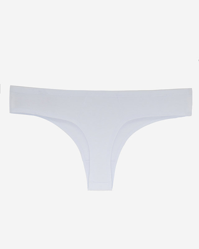 String femme coton blanc - Sous-vêtement