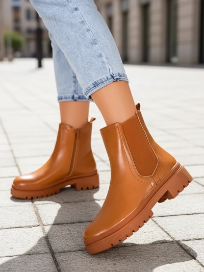 Royalfashion Bottes Dovivas en cuir eko pour femme