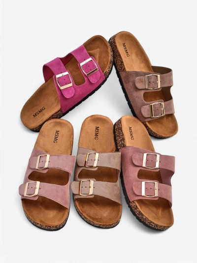 Sandales pour femmes Royalfashion avec boucles Foumy