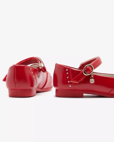 Escarpins rouges pour filles avec strass Praja- Footwear