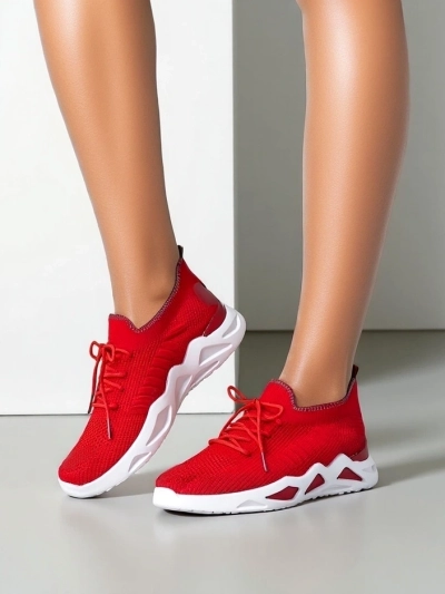 Chaussures de sport en tissu slip-on pour femmes Royalfashion Terrifa