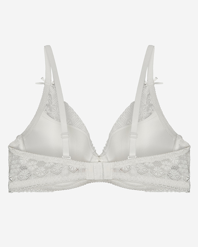 Soutien-gorge rembourré pour femme de couleur crème- Lingerie