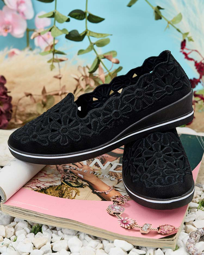 Royalfashion Demi-pointes à talon bas pour femme Dellio