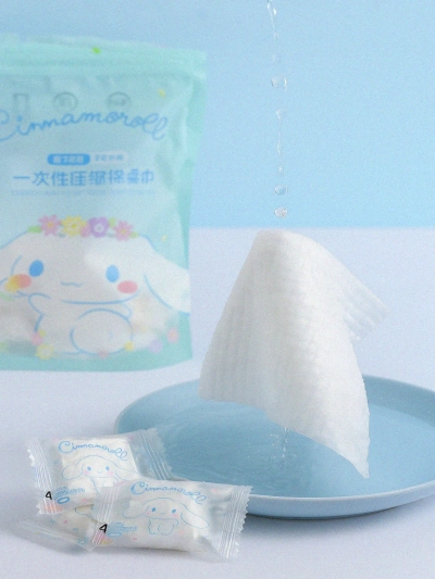 Serviettes en coton en capsules 20 pcs.