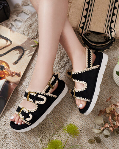 Royalfashion Sandales en daim Lunnay eko pour femme