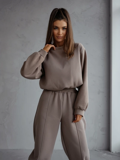 Royalfashion Ensemble de survêtement en coton pour femmes