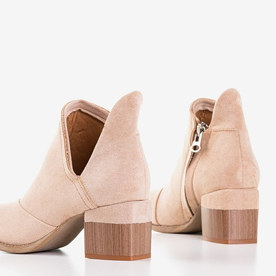 Bottines femme marron clair Jeneuer - Footwear