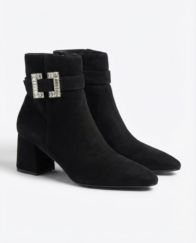 Royalfashion Bottes basses à talon aiguille pour femmes Masemart