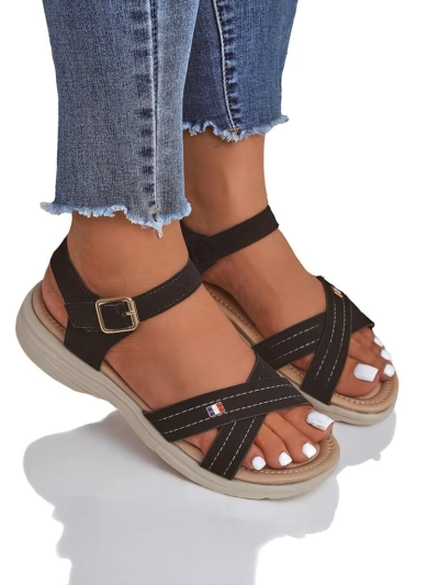 Royalfashion Sandales plates pour femmes Nirras