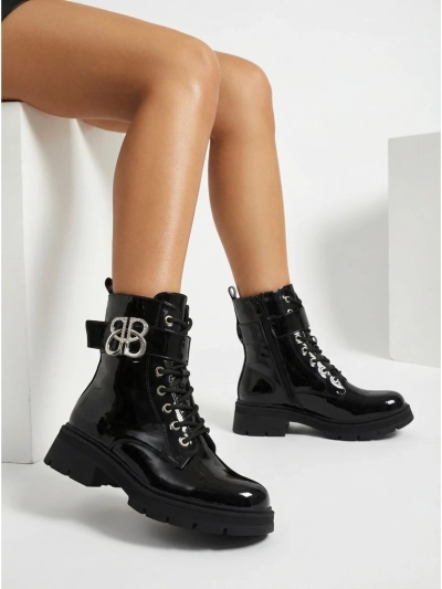 Bottines pour Femmes Luna Noires en Cuir Élégantes pour l'Automne