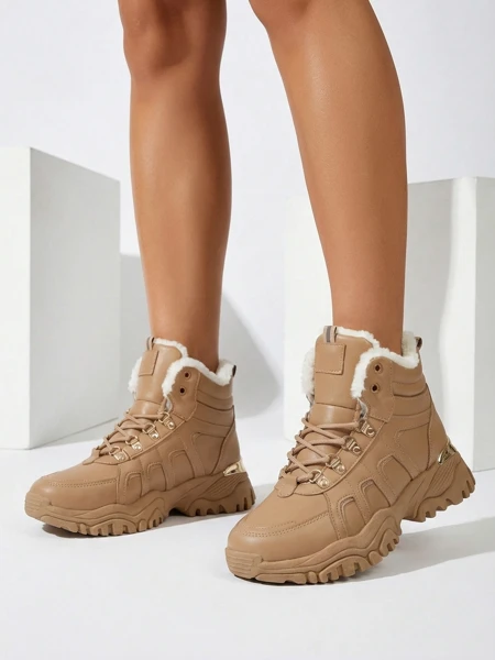 Royalfashion Baskets pour femmes avec doublure en fourrure Megigna