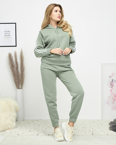 Ensemble de survêtements isolés pour femmes avec rayures - Vêtements