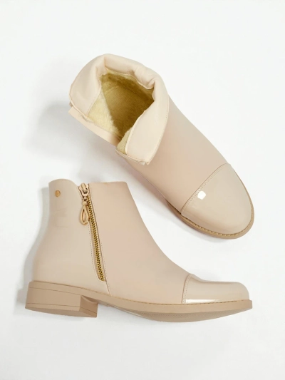 Bottines Venus Crème Élégantes pour l'Automne