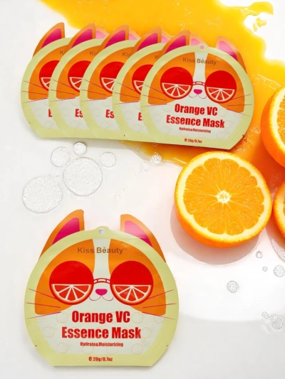 Masque en feuille pour le visage Orange - Hydratant