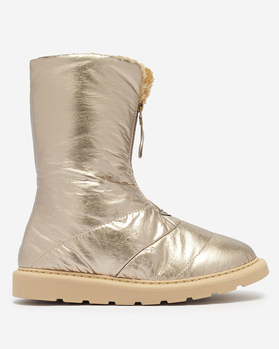 Pink-gold chaussures pour femmes a'la bottes de neige Tirigga- Footwear