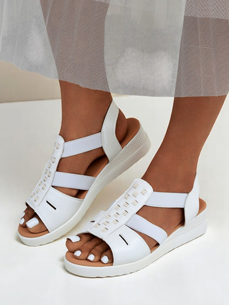 Sandales compensées à petit talon pour femme Royalfashion Sora