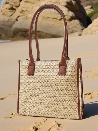 Sac d'été pour femmes en paille Royalfashion Large