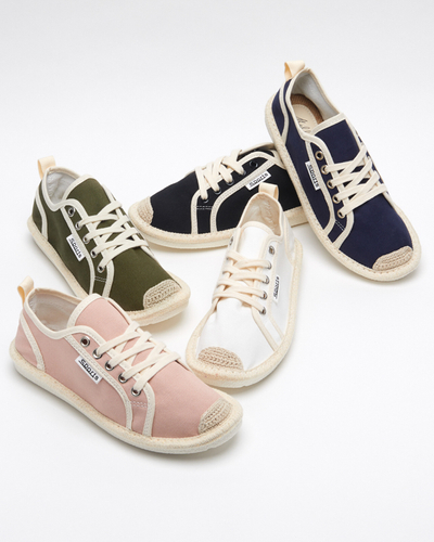 Baskets pour femmes tissées Mokida noires - Chaussures