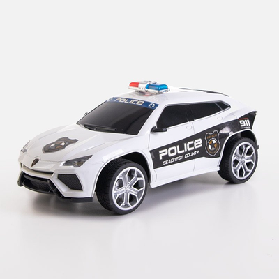 Voiture télécommandée de la police blanche - Jouet