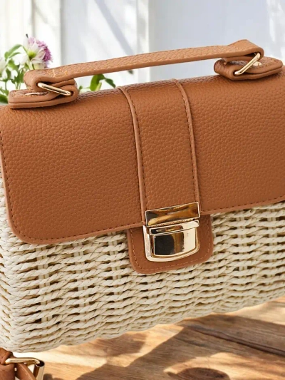 Royalfashion Petit sac en osier de type malles