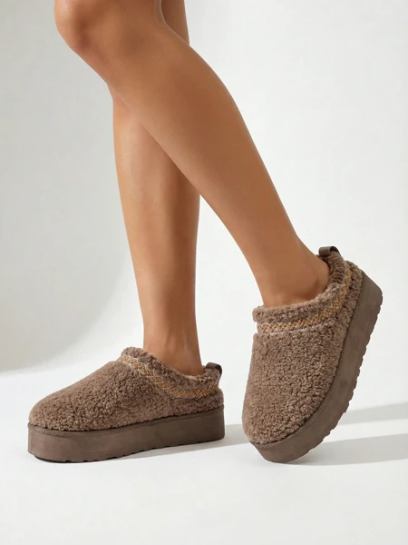 Royalfashion Bottes courtes d'hiver pour femmes Sesele