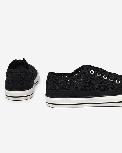 Baskets Tareni noires ajourées pour femme - Footwear