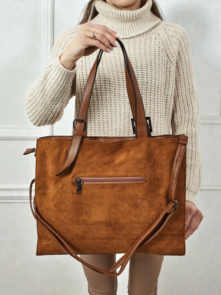 Sac à main shopper pour femmes en éco-daim Daverna