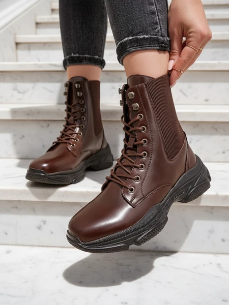 Les bottines de style de travail pour femmes de Royalfashion Ronoppa