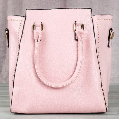 Sac rose pour femme avec strass - Sacs à main